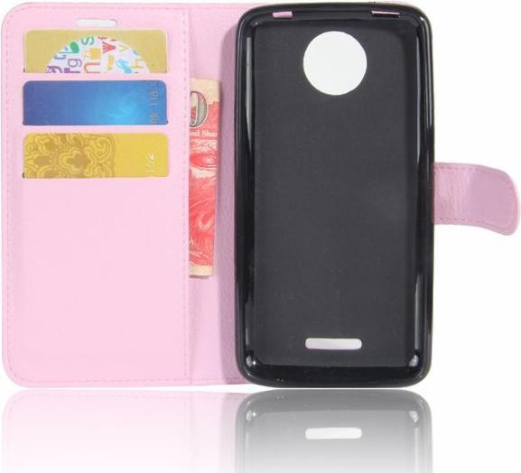 Produktbild MU Classic Lederhülle mit Litchitextur (Motorola Moto C Plus)