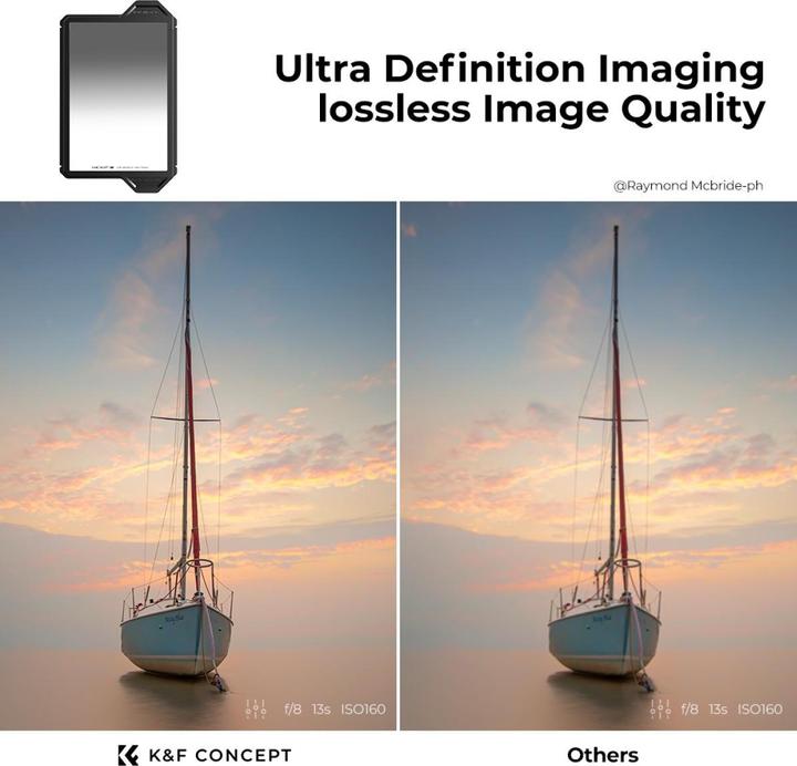 Image du produit K&F Concept 100x150 GND16 Reverse Gradient (X-PRO Series) (KF-1894) (30000 mm)