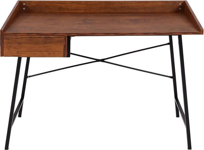 Produktbild Swisshandel24 Schreibtisch HWC-J97, Bürotisch Computertisch, Schublade 3D-Struktur 98x114x60cm FSC-zertifiziert (98 x 114 x 60 cm)