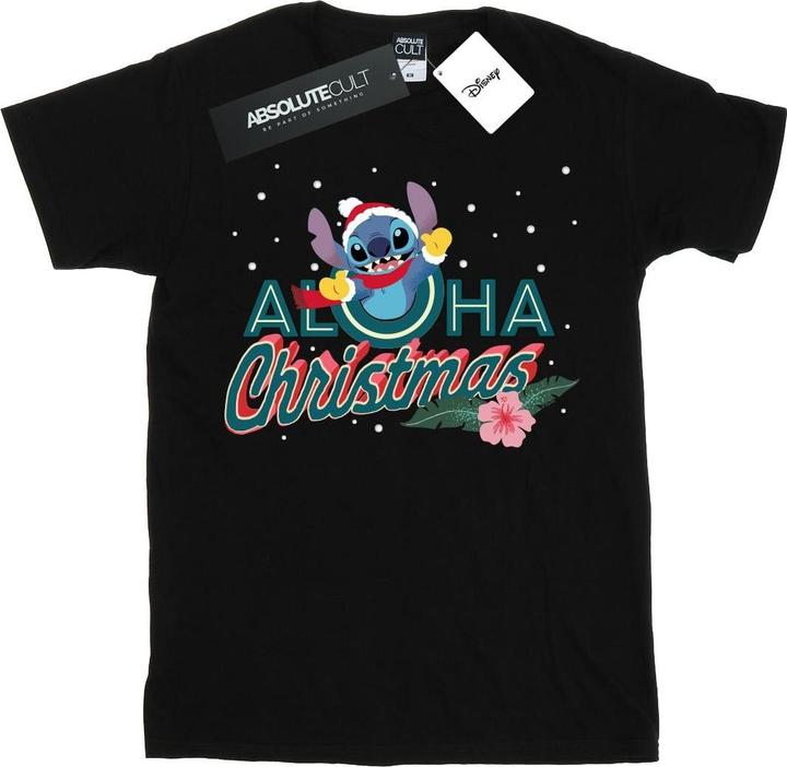 Produktbild Disney Lilo And Stitch Aloha Christmas TShirt (L)