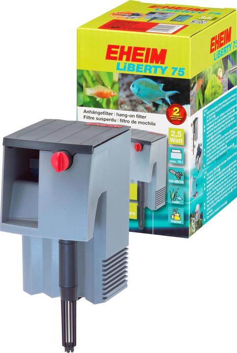 Produktbild Eheim Aussenfilter, Anhängefilter LiBERTY 75 (75 l, Aussenfilter, Süsswasser, Salzwasser)