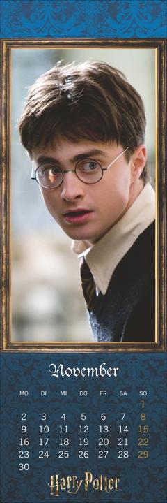 Actual product image Harry Potter Lesezeichen & Kalender 2026 (6 x 18 cm, Hardcover, German)