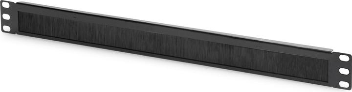Digitus 1HE Kabelburstenleiste 44x483x11 mm Burstenoffnung 27x423 mm Farbe Schwarz RAL 9005