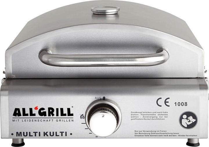 Produktbild All'Grill MULTI-KULTI ®, der multifunktionale Gasgrill -MIT ZÜNDSICHERUNG- (3.80 kW)