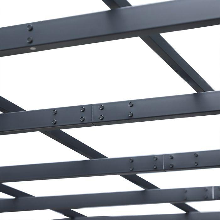 Image du produit Swisshandel24 stabiler Rosenpavillon als Rankhilfe wetterfest Metall schwarz 2,97x2,95x2,3m (297 cm, 295 cm)