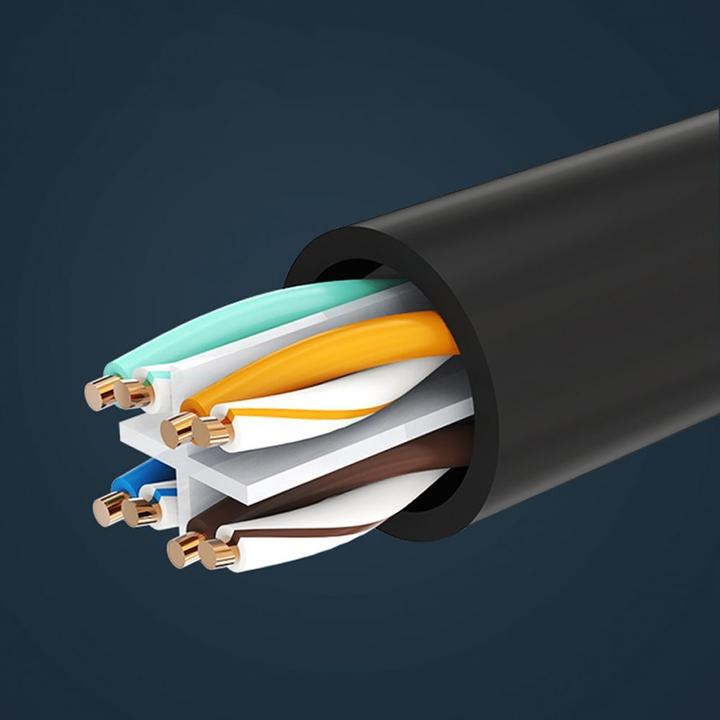 Productafbeelding Ugreen Ethernet verlengkabel RJ45 CAT6 1 Gbit/s (U/UTP, CAT6, 1 m)