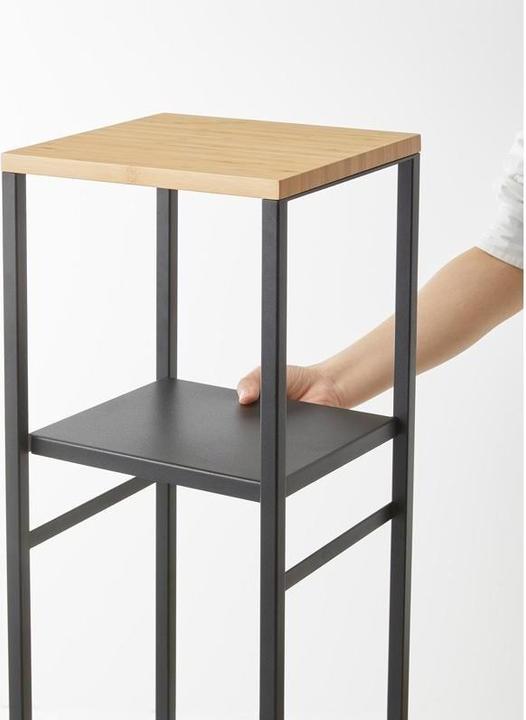 Produktbild Yamazaki 2-stöckiges Regal mit Holzplatte TOWER