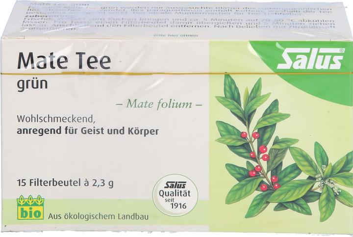 Actual product image Salus Mate tea green, 15 pc. Filter bag (34.50 g)