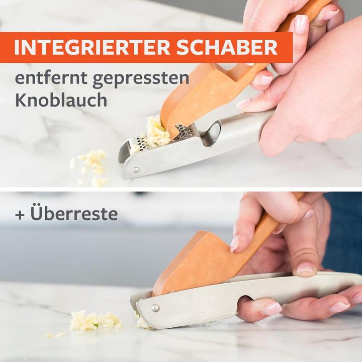 Actual product image Full Circle Home Knoblauchpresse Easy-Clean Crushed It
