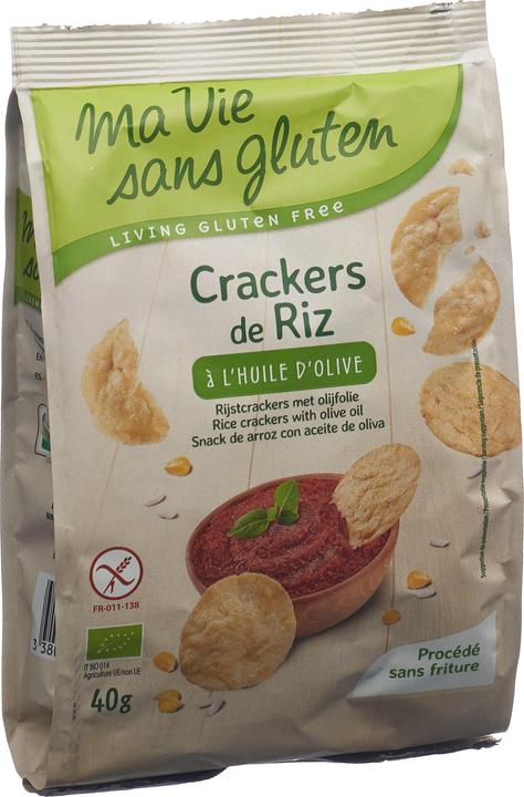 Produktbild Ma vie sans Gluten Reis Cräcker mit Olivenöl (40 g)