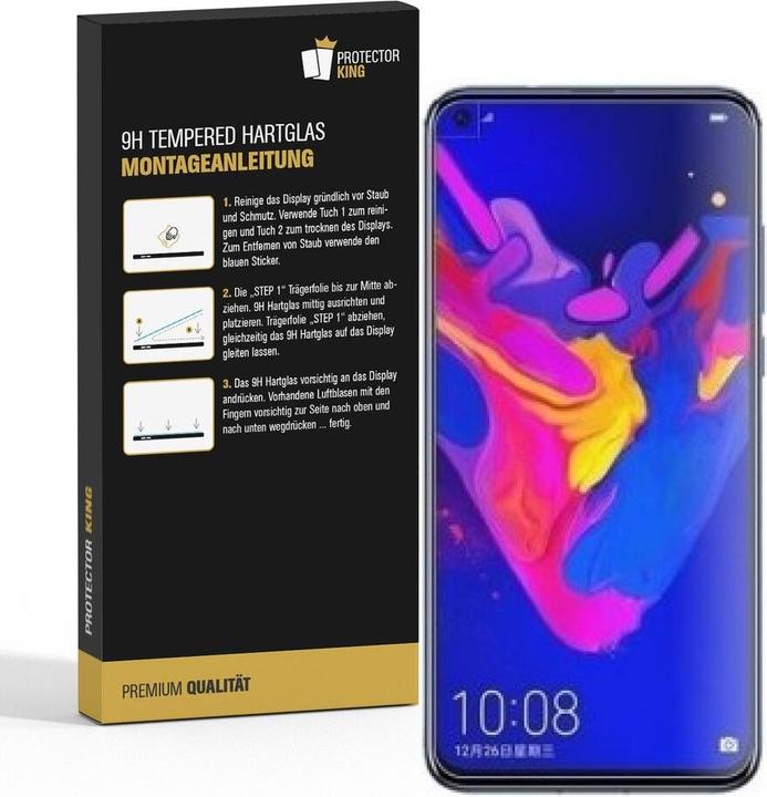 Produktbild Protectorking 6x echtes Tempered 9H Panzerhartglas 3D KLAR (6 Stück, Huawei Nova 4)