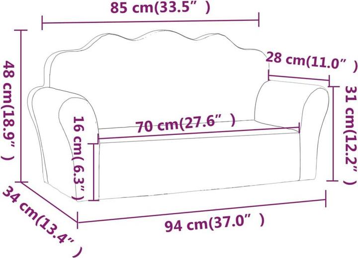 Actual product image VidaXL Jenny (Children sofa)