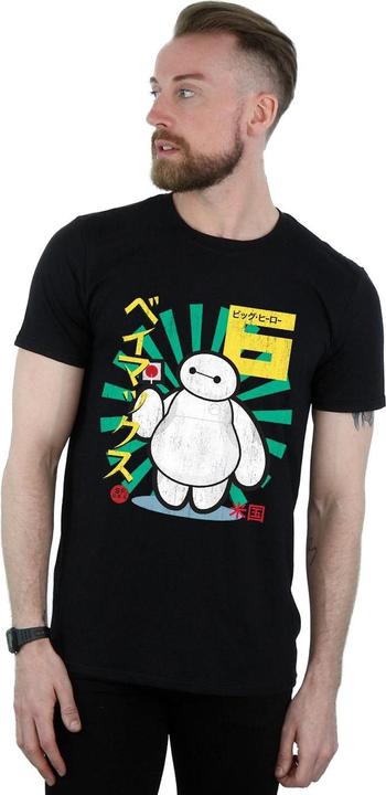 Universal Textiles Mens Baymax Lollipop Cotton T-Shirt