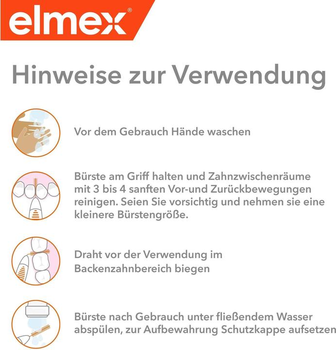 Actual product image Elmex Yellow, size 4 (8 x, 4 mm)