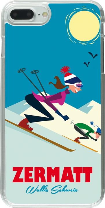 Produktbild PhoneLook Hülle transparent Zermatt Ski Downhill (Apple iPhone 7 Plus)