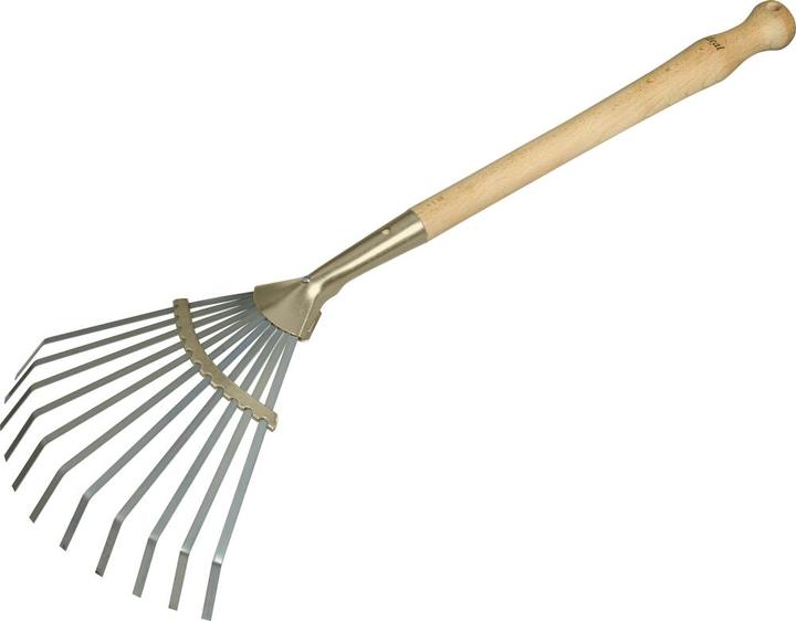 Actual product image Idealspaten Small fan broom long handle