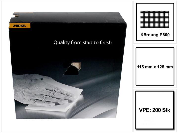 Actual product image Mirka Goldflex Soft 115x125mm P600 200pcs ( 2912707061 ) hand pad roll perforated (P600)