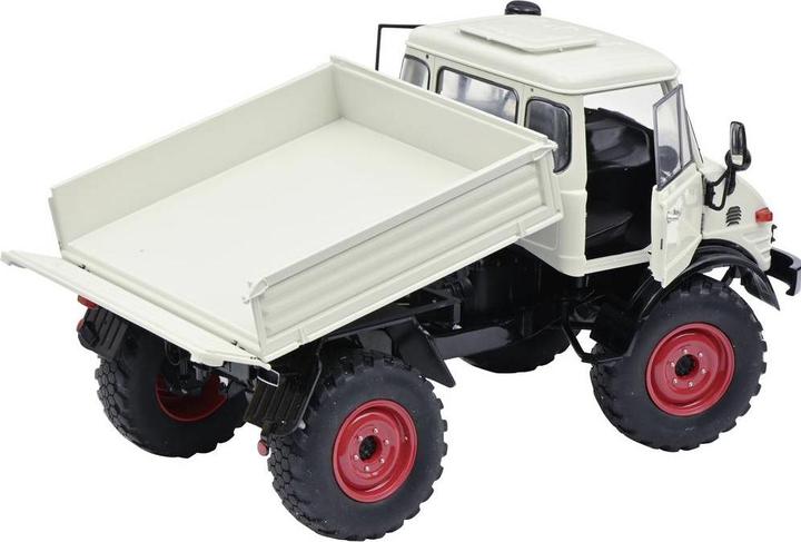 Produktbild Schuco MHI Unimog 406 grau 1:18