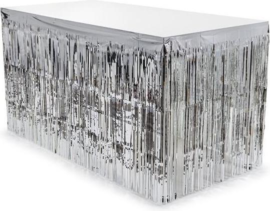 Produktbild Krups Silberfolienrock mit Fransen, 300x80cm (300 x 80 cm)