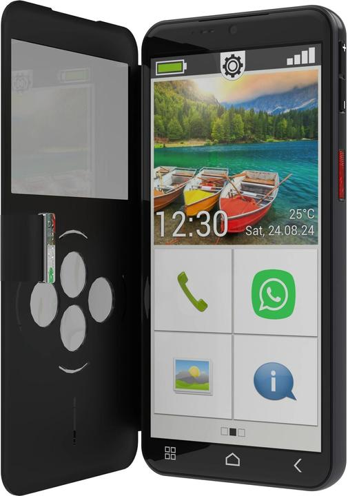 Produktbild Emporia Smart 6 Lite (128 GB, Schwarz, 5.58", Single SIM, 50 Mpx, 4G)