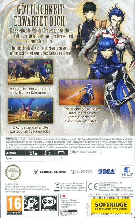 Immagine prodotto Nintendo Shin Megami Tensei V (Switch, DE)