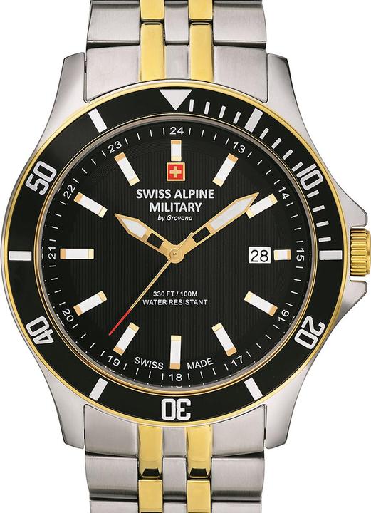 Actual product image Swiss Alpine Military 7022.1147 Men 42mm 10ATM (Analogue wristwatch, 42 mm)