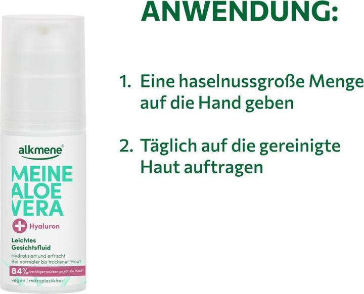 Image du produit Alkmene MEINE ALOE VERA, Leichtes Gesichtsfluid (50 ml)