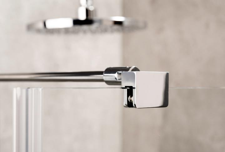 Actual product image Dusbad Shower enclosure / shower enclosure Vital 2 two-part swing door on the right and side panel on the (75 cm, 75 cm)