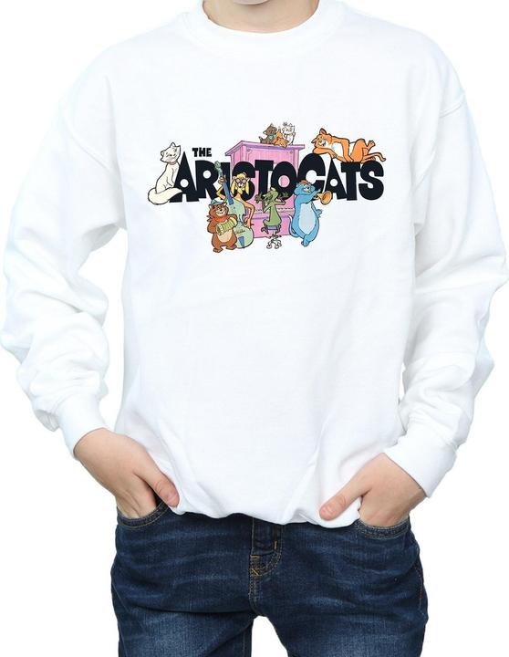 Immagine prodotto Disney The Aristocats Music Logo Felpa Ragazzi (104)