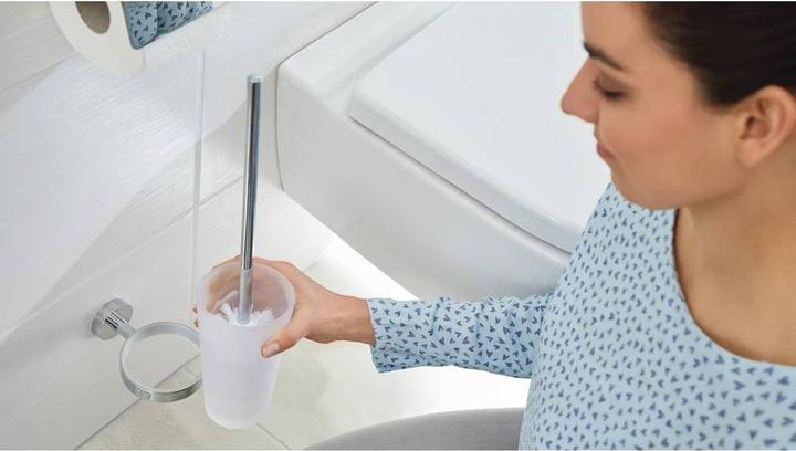 Image du produit tesa SMOOZ Ensemble brosse WC avec solution adhésive sans perçage