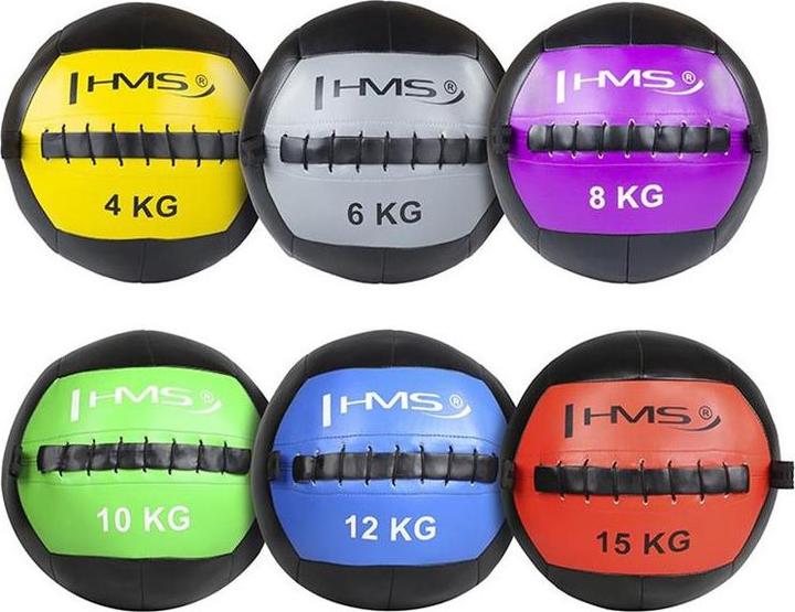 Actual product image HMS Wall ball 12 kg WLB12 Exercise ball