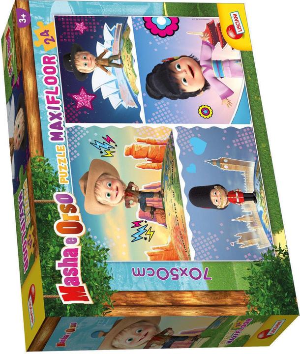 Lisciani 86085 - - MASHA PUZZLE MAXIFLOOR 24 -? FANTASTICO! (24 pezzi)