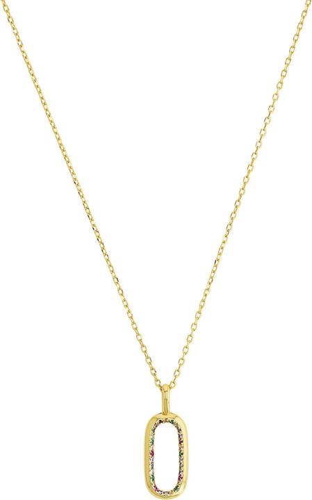Image du produit Amor Collier pour femme, argent 925 Sterling, zirconium synth. (Argent 925, 42 - 45 cm)