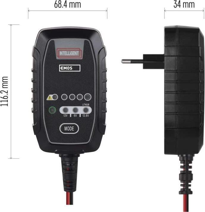 Actual product image Emos N1015 (12V, 6V, 0.80 A)