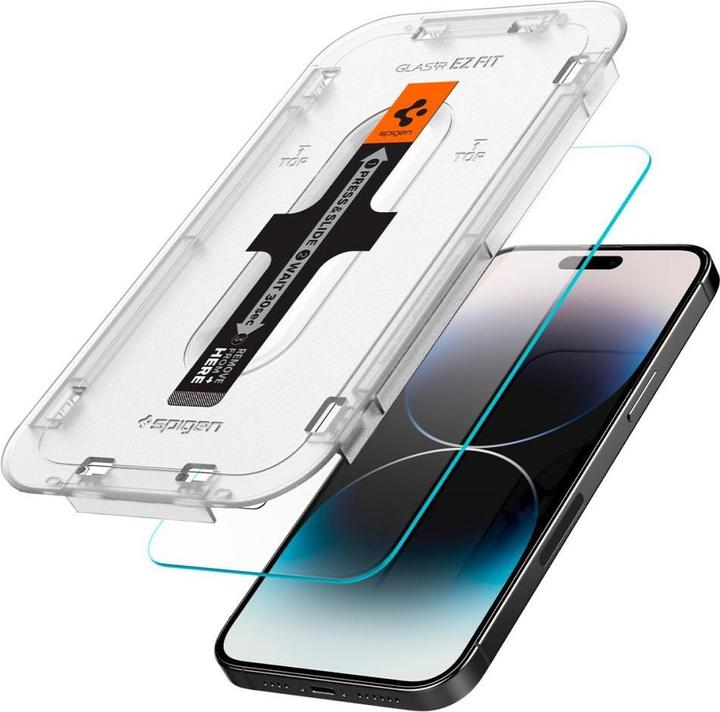 Productafbeelding Spigen Glas TR iPhone 14 Pro Max 2 stuks (2 Stuk, Apple iPhone 14 Pro Max)