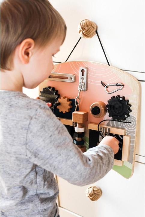 Actual product image small foot Motor Activity Board Locks and Rotation