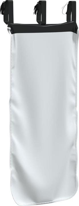 Actual product image VidaXL Curtains for loft bed with tunnel white and black