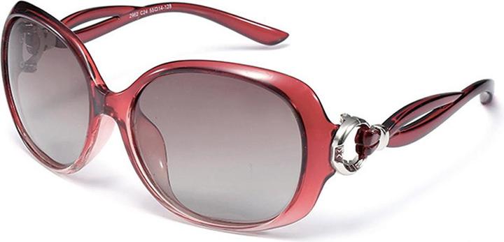 Image du produit Techsuit - Sunglasses Polarized (2962) - for Women with UV Protection, PC - Red