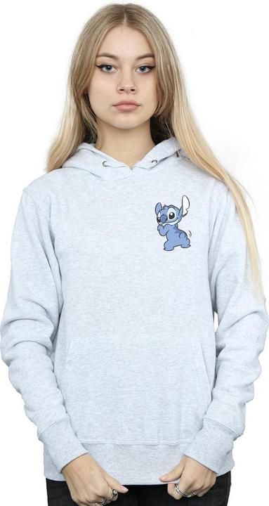 Immagine prodotto Disney Lilo And Stitch Stitch Backside Breast Print Felpa con Cappuccio Donna (XXL)