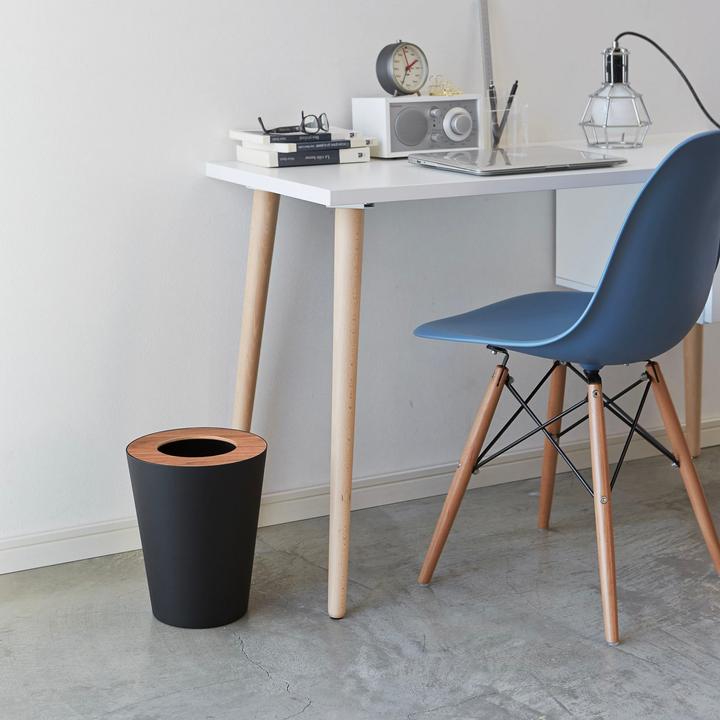 Produktbild Yamazaki - Trash Can Round - Rin - brown (1.30 l)
