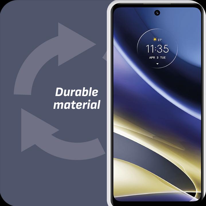 Produktbild Cazy Silikon Hülle Kompatibel mit Motorola Moto G51 5G - Soft TPU Schutz - Transparant (Motorola Moto G51 5G)