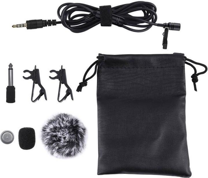 Produktbild Puluz Microphone with a clip 3.5mm Jack 6m
