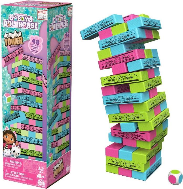 Image du produit Spin Master Gabby's Dollhouse Jumbling Tower (Allemand, Français, Italien, Anglais)