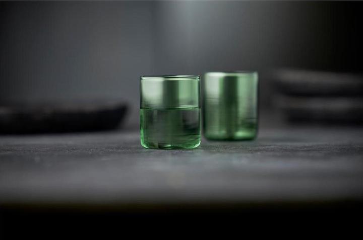 Produktbild Lyngby Schnapsglas Torino Grün, 2 Stück, 5.5 cl (0.55 dl, 2 x, Schnapsgläser + Shotgläser)