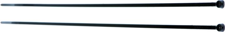 Produktbild ABB Kabelbinder 3,6x140 schwarz TY524MXR UV-beständig Beutel a 100 (Kunststoffkabelbinder, 139.70 mm, 100 Stk.)