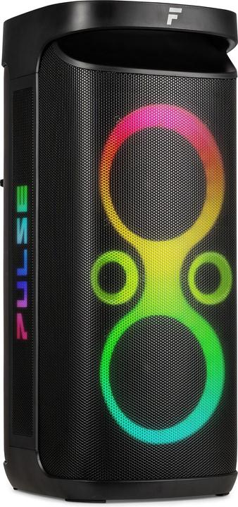 Immagine prodotto Fenton Bluetooth Speaker Pulse130 Schwarz (12 h, Batteria ricaricabile, Corrente elettrica)