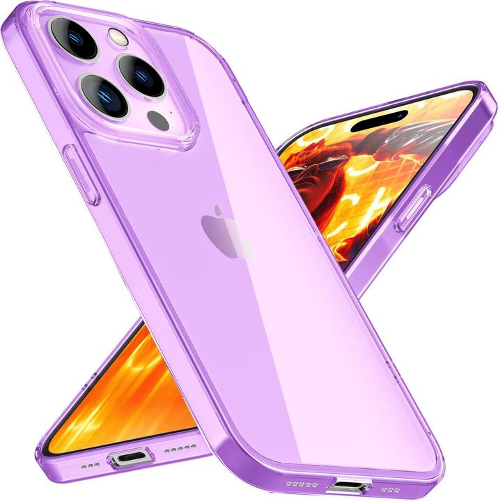 Produktbild Nalia Klar Transparente Neon Silikon Hülle (Apple iPhone 15 Pro)