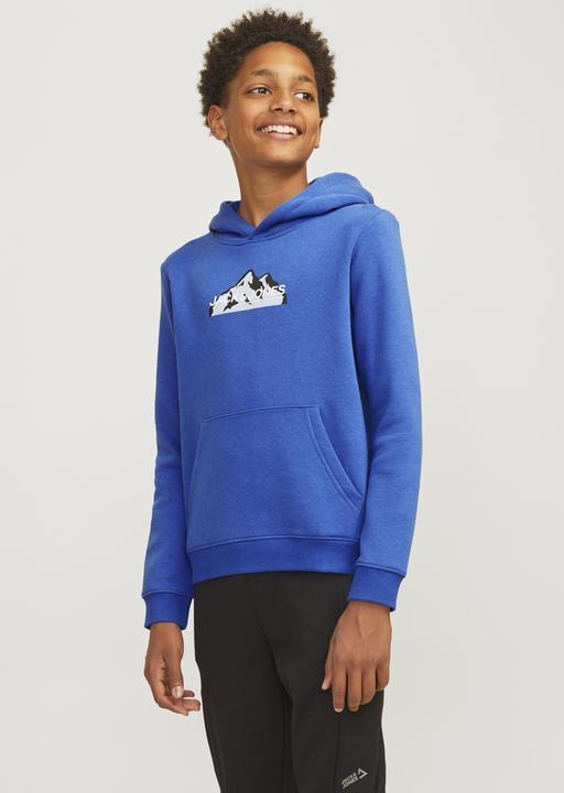 Actual product image Jack & Jones Jcomountain Logo Sweat Hood Sn Jnr (152)