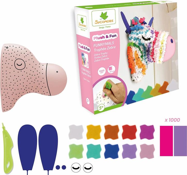 Actual product image Sycomore Zebra trophy
