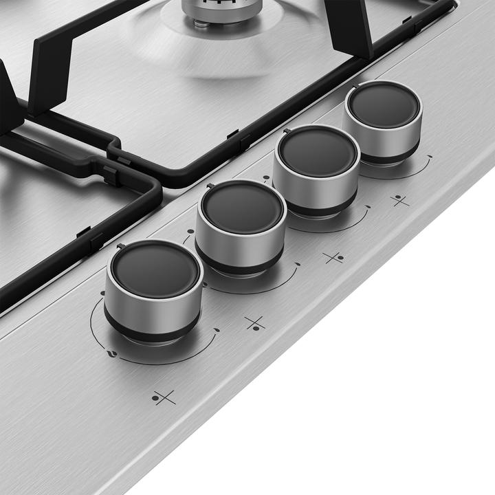 Actual product image Beko HIAG64223SXE Stainless steel Built-in hob 60 cm Gas 4 burner(s)